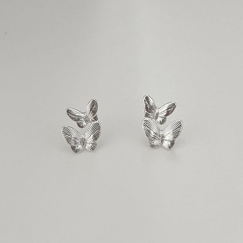 Иглы для ушей из стерлингового серебра S925, новые темпераментные простые и маленькие серьги-пусеты, женские серьги, серьги для пирсинга ушей, серьги, предотвращающие блокировку, ювелирные изделия