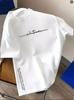 Spring And Summer Casual Sports Loose Cotton Tshirt Unisexs And Unisexs Simple Letterprinted Roundneck Shortsleeved Top