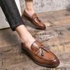 Fashion2024 Men Casual Leather Shoes Luxury Brand Moccasin Oxfords Driving Shoes Men Loafers Moccasins Dress Shoes For Men New Big Size