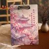 Document Holders Writing Pad Chinese Style A4 File Folder Clipboard  School Supplies