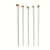 New Cloud Porcelain Blade Eyeliner Fine Ultra-Thin Slanted Head Colorful Eyeshadow Eyebrow Brush Sickle Brush Portable Eye Makeup Brush
