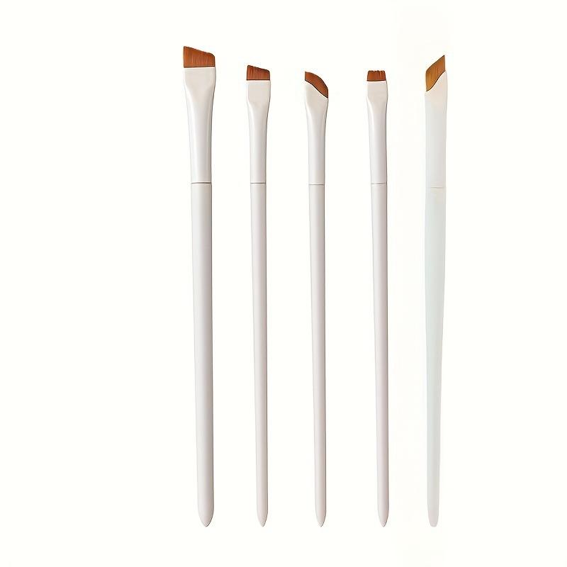 New Cloud Porcelain Blade Eyeliner Fine Ultra-Thin Slanted Head Colorful Eyeshadow Eyebrow Brush Sickle Brush Portable Eye Makeup Brush