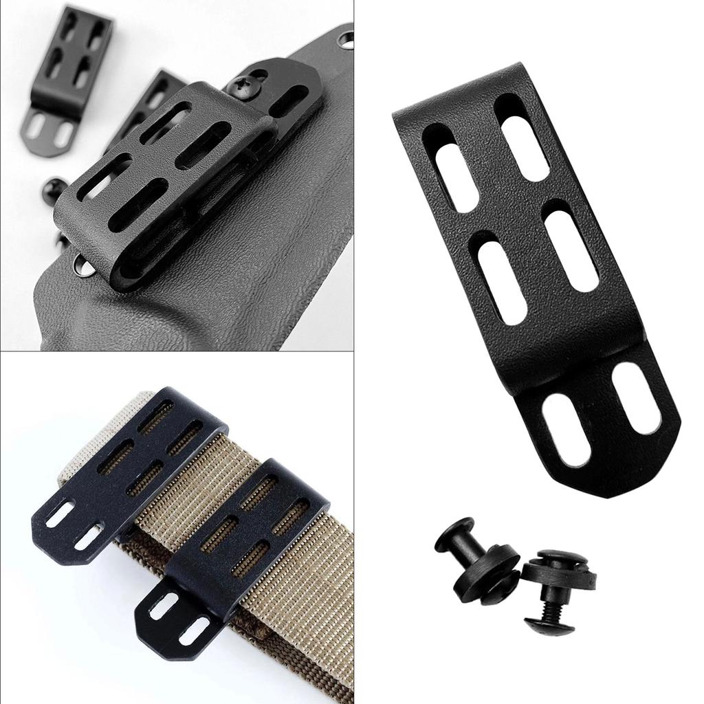 Черный задний зажим с винтами Kydex C-Clip внешний портативный корпус задний зажим пряжка инструмент для K Sheath аксессуары прочный