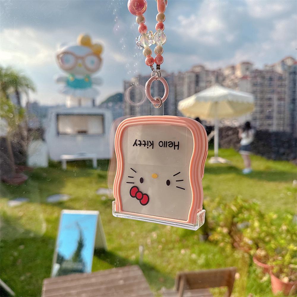 Мягкий складной чехол Hello Kitty с ремешком для Galaxy Z Flip 7-3
