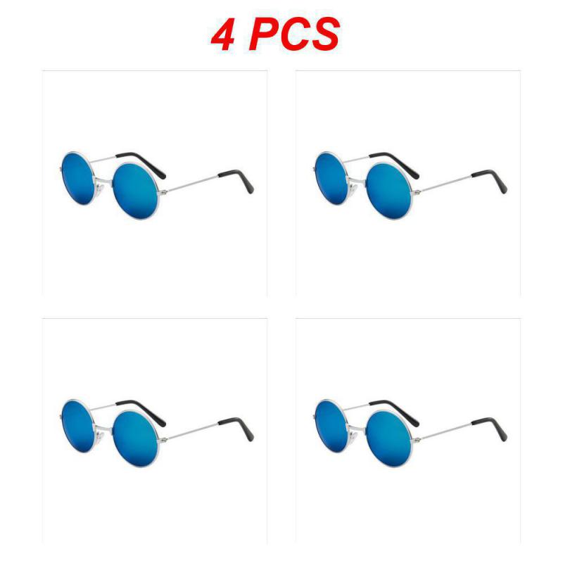 2/4/6PCS Shades Vintage Tac Lens Material Retro Unisex Gafas Sol Mujer Mens And Womens Fishing Camping Goggles Personality