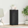 Черный приставной шкаф для прихожей, декоративный шкаф для хранения и организации, приставной шкаф для дивана с ящиком, 30x30x70 см