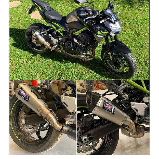 Z900 Slip-on Motorcycle Exhuast Middle Link Pipe Escape Muffler Adapter 51mm Connect Pipe for Kawasaki Z900 2017 2018 2019