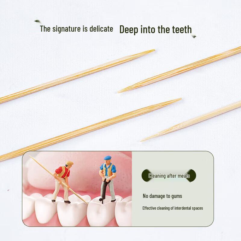 Double-Ended Bamboo Toothpicks