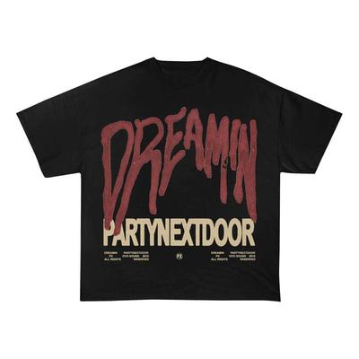 Partynextdoor Хлопковая футболка Любитель вечеринок и музыки Атмосфера выходного дня Топ Концертная одежда Хип-хоп