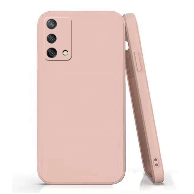 For Cover OPPO Reno 6 Lite Case For Reno 6 Lite Capas Luxury Liquid Silicone Shockproof Full Soft Cover For Reno 6 Lite Fundas