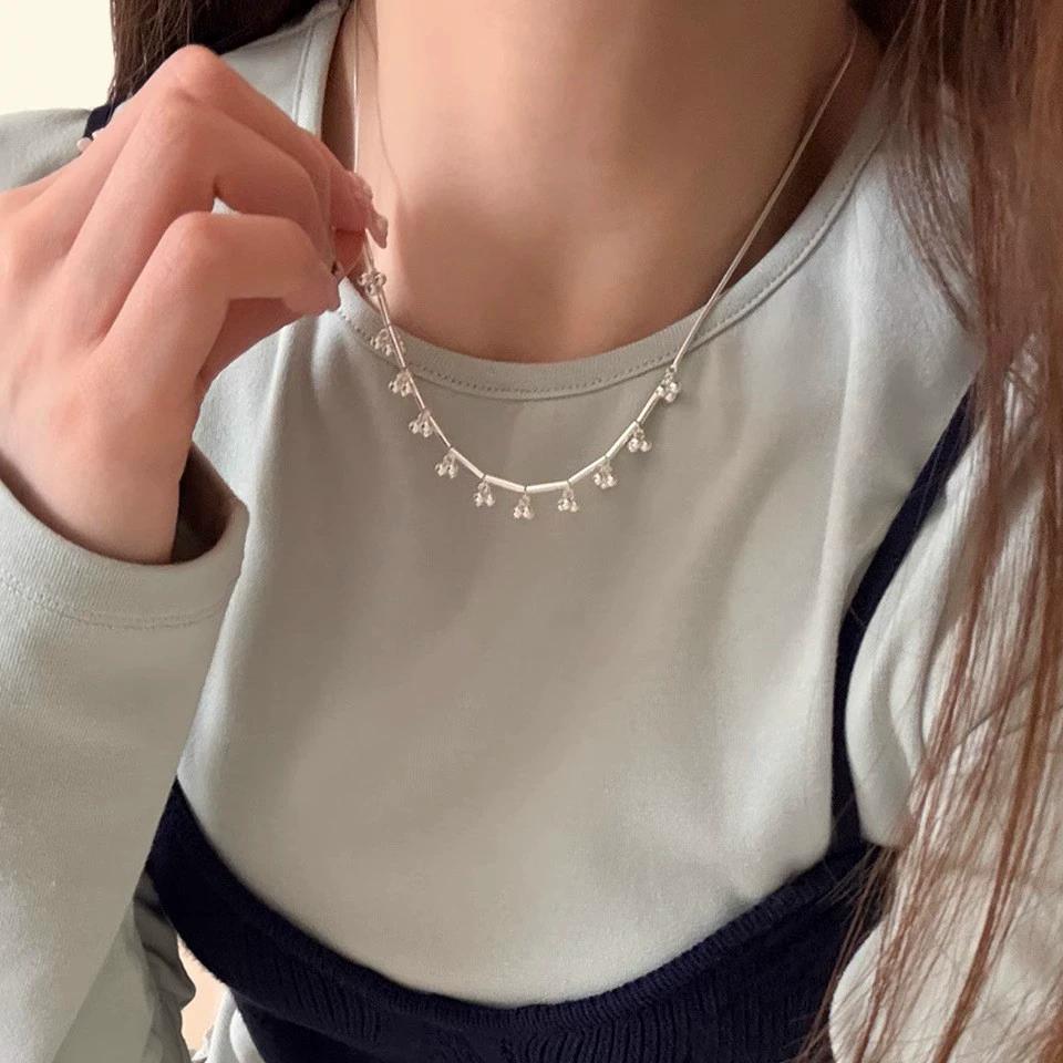 Bead Tassel Choker Necklaces For Women Lady Korean Fashion New Engagement Jewelry Gift Party Dropshipping