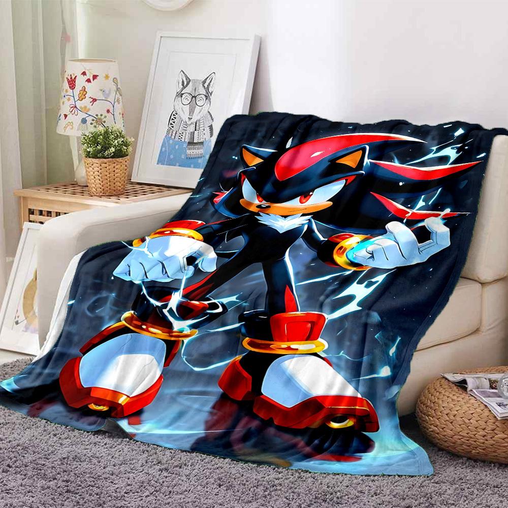 1pc Shadow Sonic Soft Skin-Friendly Flannel with Digital Printing, Various Sizes Available for Family, Friends, Birthday005