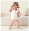 Unisex Baby High-Waisted Padded Pants Set - Thick Warm Cotton Jacket & Pants for Autumn/Winter