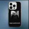 Чехол для телефона N-Nate D-Diaz для iPhone 16,15,14,13,12,11,Mini,Pro,E,MAX Белый Конфетный Матовый Ударопрочный Чехол