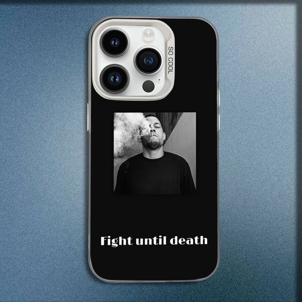 Чехол для телефона N-Nate D-Diaz для iPhone 16,15,14,13,12,11,Mini,Pro,E,MAX Белый Конфетный Матовый Ударопрочный Чехол