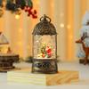 Christmas Music Box With Golden Bird Cage And Santa Claus For Festive Home Decor