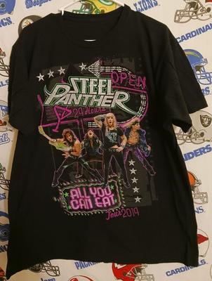 Новый Подарок для Фанатов Группы Steel Panther Унисекс S5XL Футболка FN711 Унисекс Футболка