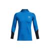 Breathable Printed Training Hoodie T-Shirt With Logo Men Tops Indigo-Blue 1368020-406