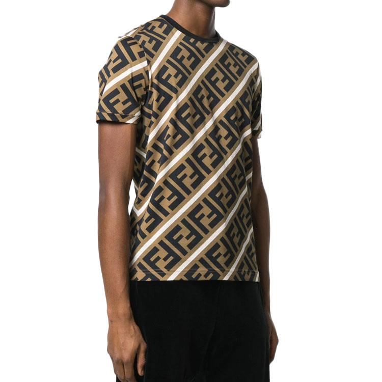 Fendi Футболка с принтом монограммы Ff FY0894A7A8F13J3