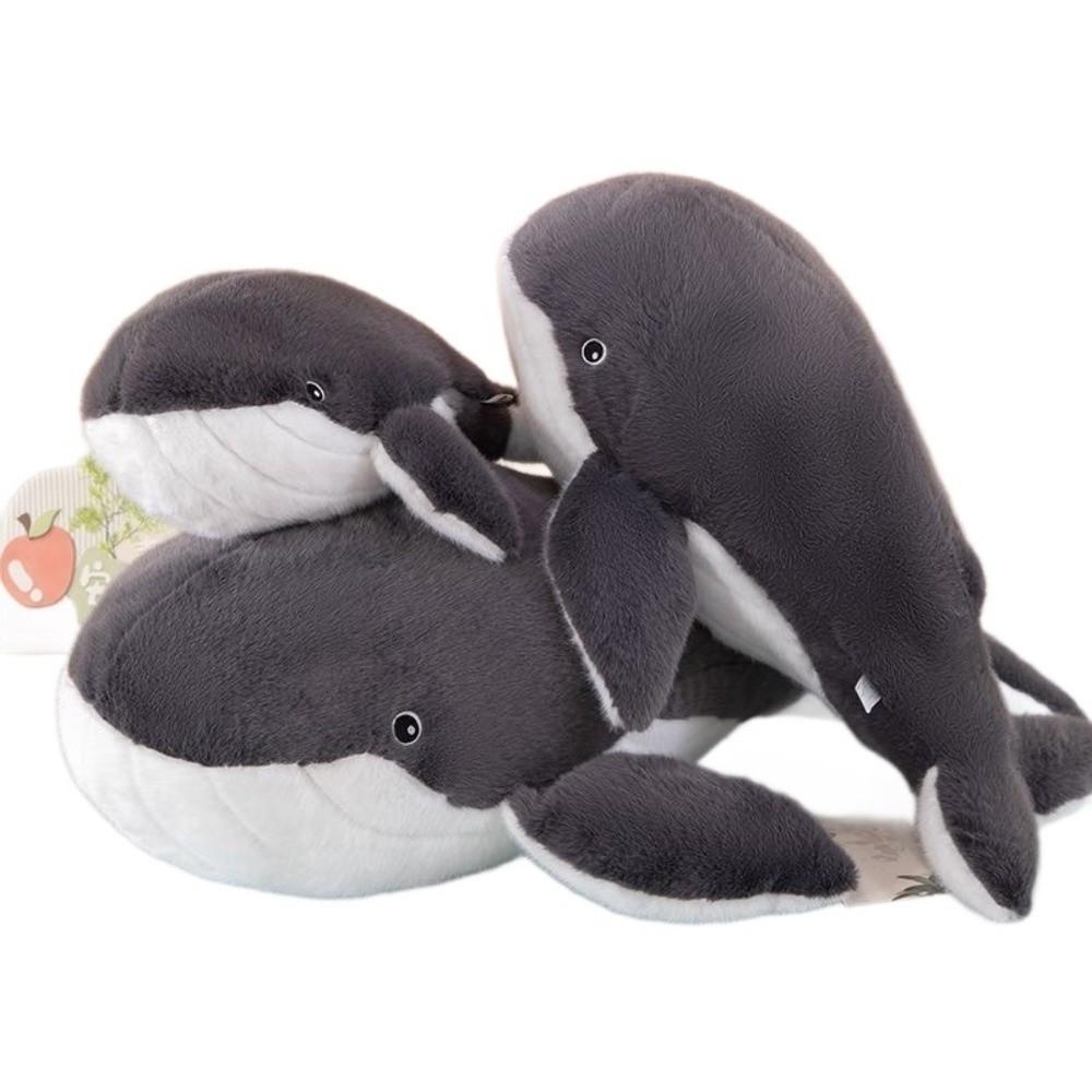 Soft Stuffed Whale Plush Toys Lifelike Blue Whale Plush Stuffed Sea Animals Sea Animals Theme
