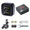 Motorcycle Tire Pressure Sensors Moto TMPS with Colorful Screen Tire Pressure Monitoring System 2 Wheel Tyre External Sensor