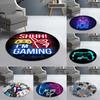 Round Color Gaming Gamepad Carpet for Living Room Non-slip Home Decor Area of E-sport Room Rug Machine Washable Entrance Doormat
