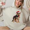 Christmas German Shepherd Hoodie Women Fashion Creative Animal Dog Lover Hooded Classic Long Sleeve with Pocket Women Sweatshirt