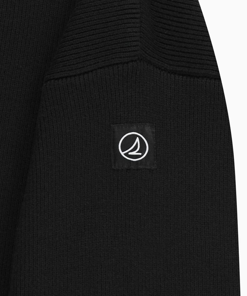 SPERRY Loose Fit Knit Hoodie_Black [Sprn_1001]