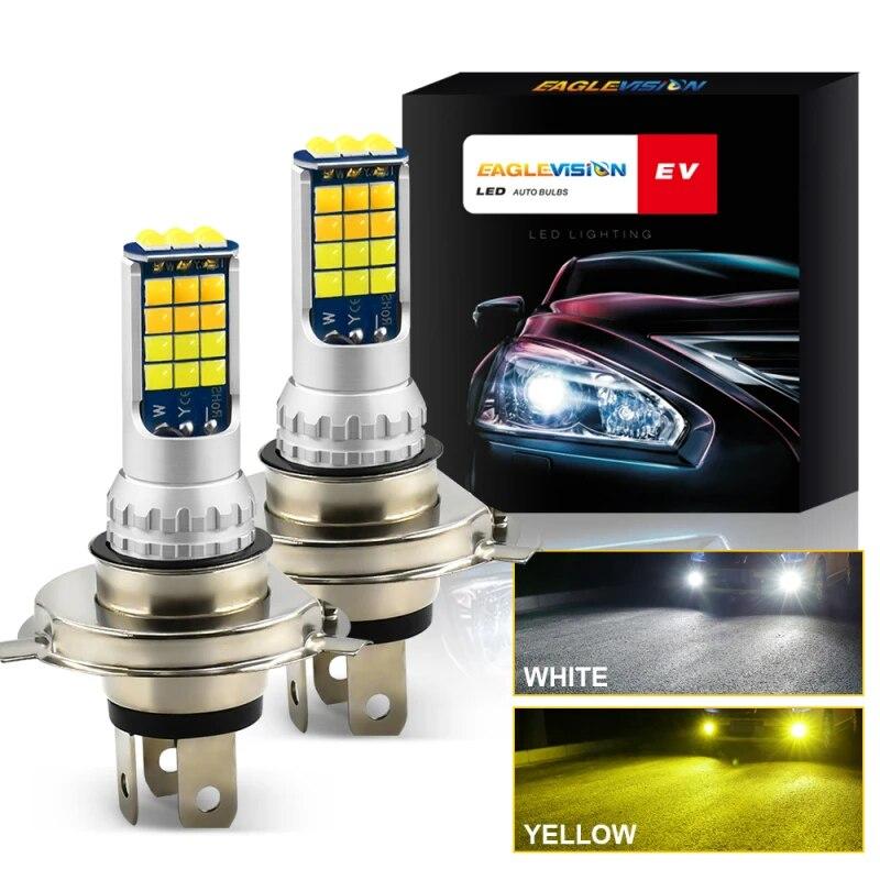 Автомобильные светодиодные противотуманные фары Super Bright 3000Lm H4 H7 H10 H11 880 9005 Замена противотуманных ламп 6000K 3000K Автомобильные противотуманные фары