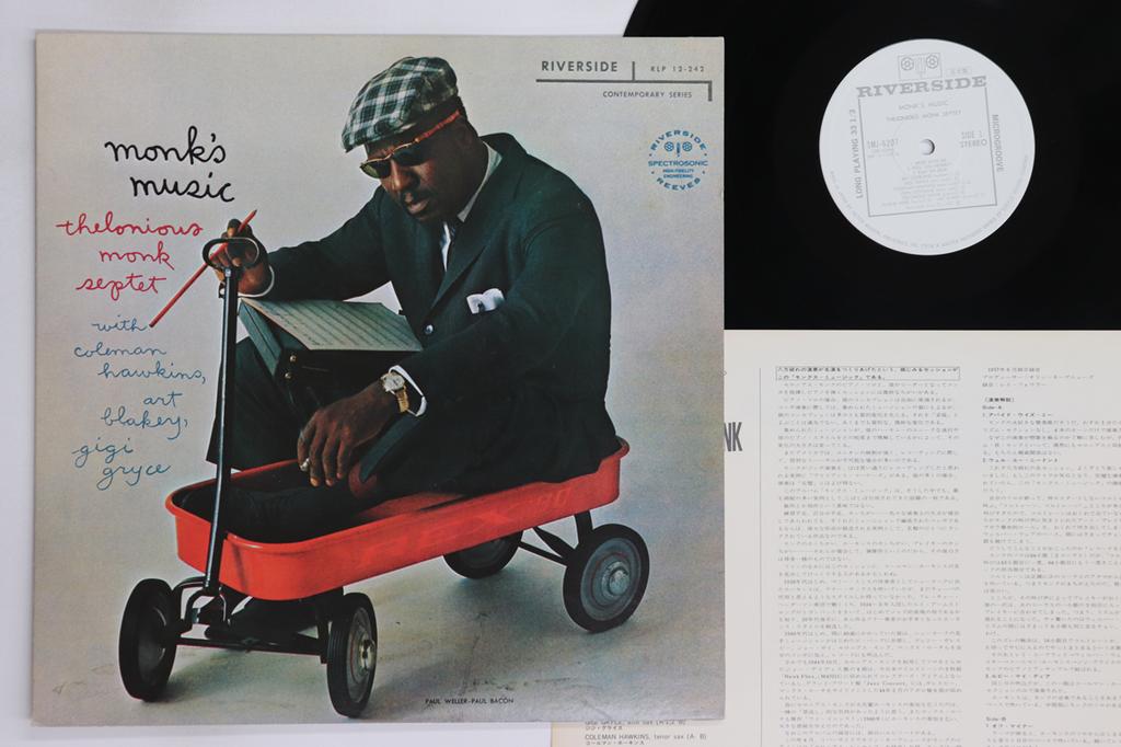 LP Record THELONIOUS MONK - Monk's Music SMJ6207PROMO RIVERSIDE 1977 Japan Jazz Used