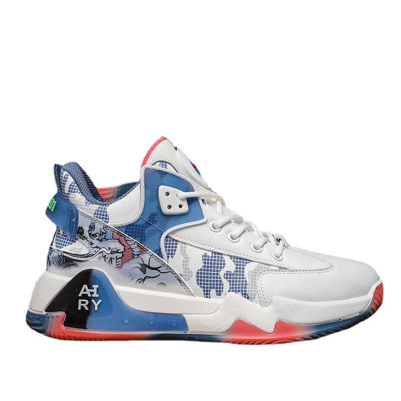 Мужские баскетбольные кроссовки для внешней торговли весна новые внешнеторговые шнуровка модные кроссовки спортивная обувь повседневная мужская обувь