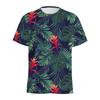 Tropical Palm Tree Hawaiian Pattern T-shirt Men Plants Leaf 3D Printed T Shirt Summer Short Sleeves Streetwear Round Neck Shirt