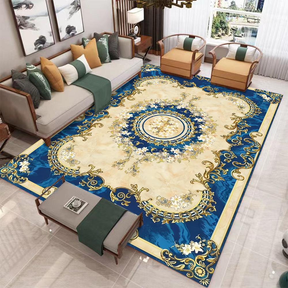 Ковры в европейском стиле красного цвета для гостиной, большого размера, моющиеся, роскошные ковры для лаунжа, придверный коврик, противоскользящие коврики для декора спальни