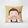 Наволочка с мультяшным персонажем для семьи, украшение интерьера, офис, гостиная, дом, наволочка
