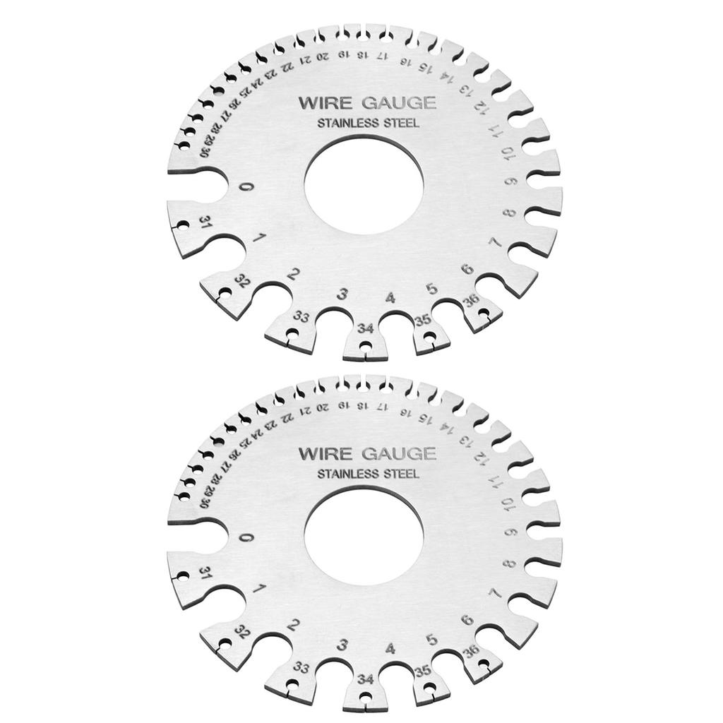 2 шт. Толщиномеры из нержавеющей стали Профессиональный стандартный толщиномер для сварки металлических листов