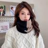 Winter Warm Hooded Scarf Knitted Neck Scarves Bandana New Ski Climbing Scarfs