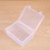 Transparent Clamshell Plastic Storage Box, Stackable Storage Box, Suitable For Office, Bathroom, Kitchen, Household Utility Box