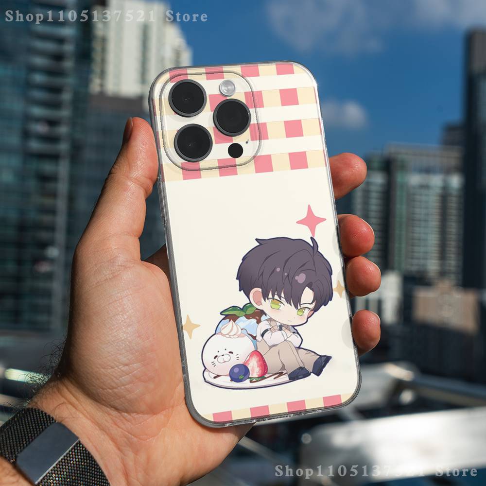 Cute L-Love and D-Deepspace Phone Case iPhone17 16 15 14 13 12 11 Pro Max Plus Mini Clear Full Back Cover Silicone Soft Shell