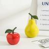 1шт керамический орнамент скандинавская имитация фруктовая статуэтка поделки красочные яблоко груша креатив 2 стиля
