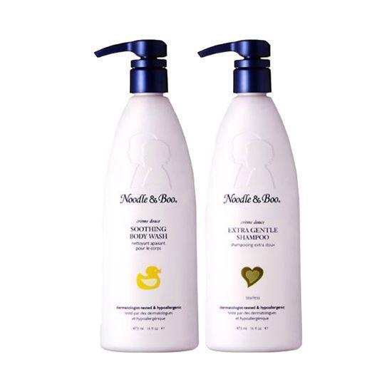 Noodle & Boo Kids Baby Shampoo + Wash 473ml 2-pack Large Capacity Tear-Free Gentle Scent