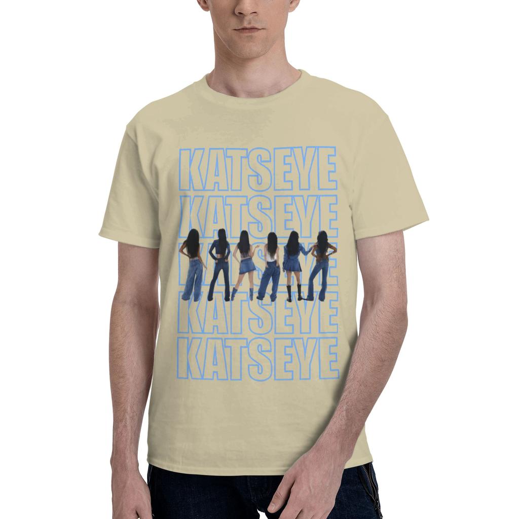 Custom Unisexs Kkatseyes T Shirts Short Sleeves Cotton Tshirt Casual Girl Group Tee Slim Fit