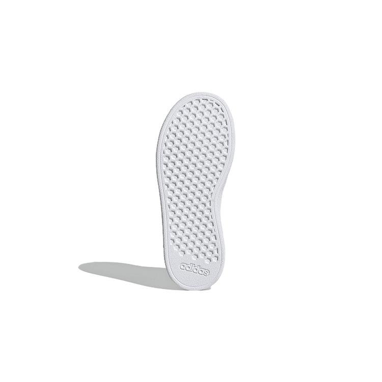 Adidas Grand Court 2.0 Little Kid 'White Matte Silver' GW6516