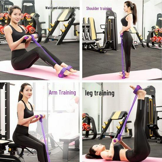 Эластичная лента сопротивления для ног для упражнений на пресс и абдоминальной йоги