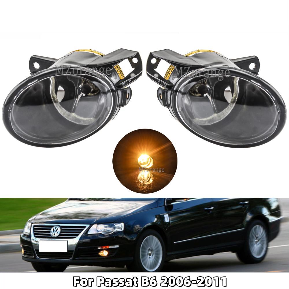 Противотуманные фары для VW Passat B6 2006-2011, противотуманные фары, противотуманные фары, рамка, галогенные противотуманные фары, автомобильные аксессуары