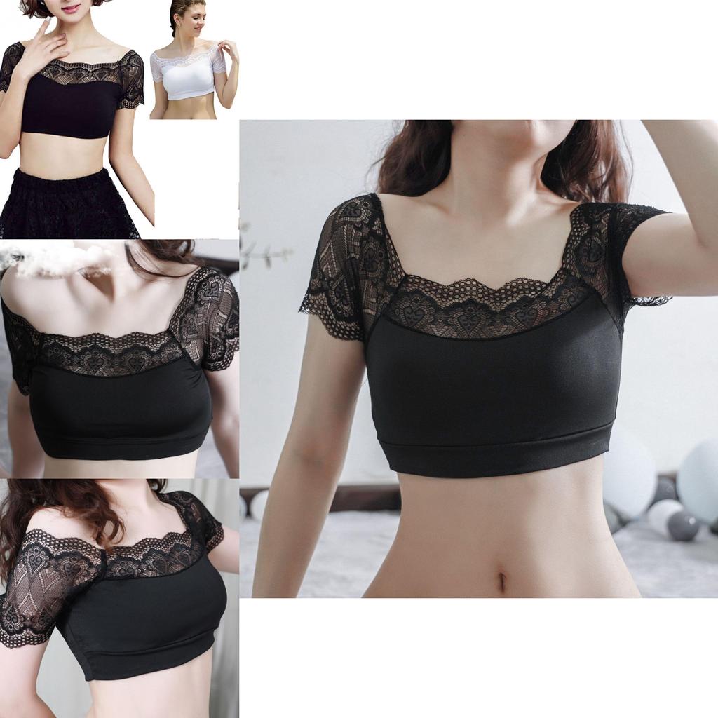 Elegant Women Sexy Lace Padded Bra Bustier Bralette Blouse For Stylish Comfort