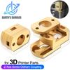Детали 3D-принтера для муфты Олдхэма T8 Z-ось Круглый ходовой винт Латунная муфта для Ender 3 Pro Гибкий нагревательный стол 16 мм Резьбовое отверстие