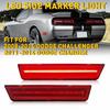 Красный светодиодный боковой габаритный фонарь заднего бампера для Dodge Challenger 2008-2014