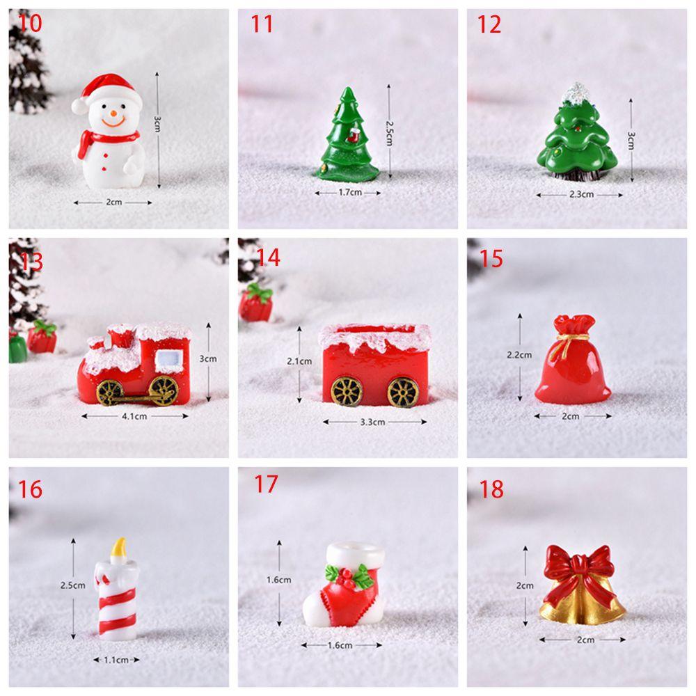 Mini Santa Claus 1 Pcs Resin Crafts Gift Christmas Decoration Christmas Ornaments Micro Landscape Figurines