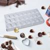 Clear 24 Half Ball DIY Fondant Cake Mousse Mould Candy Maker Baking Tool Hard Chocolate Mold