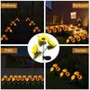 1/3Head LED Solar Sunflower Outdoor Lawn Light IP65 Waterproof Pathway Yard Wedding Holiday Garden Decoration Solar Flowers Lamp